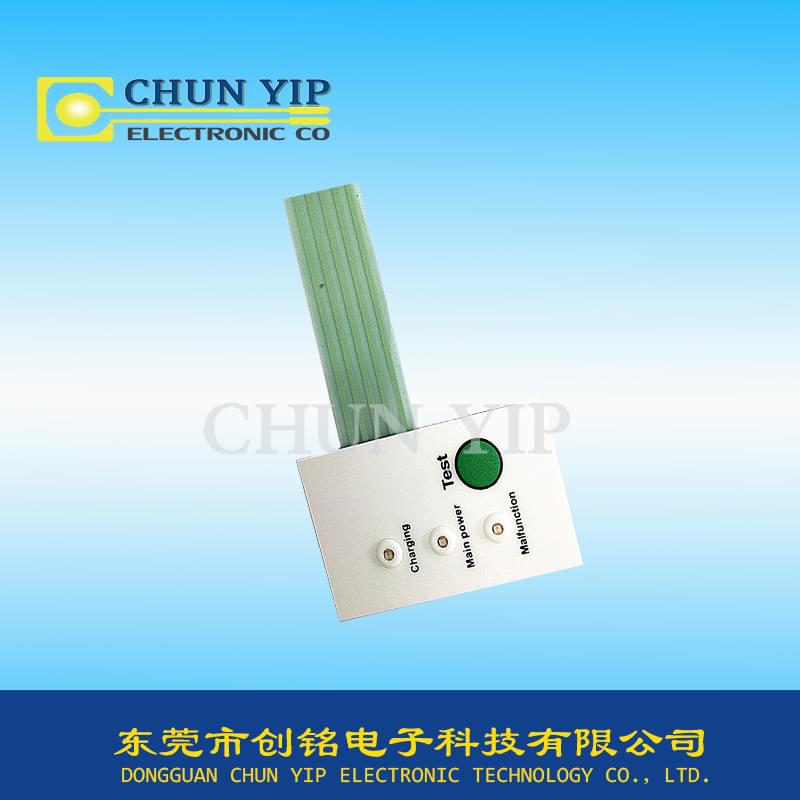 小型單鍵帶led型薄膜開關