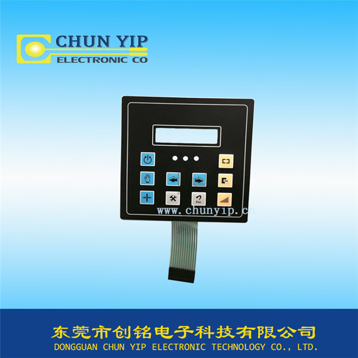 平面按鍵帶窗口薄膜開關 平面按鍵帶窗口薄膜開關