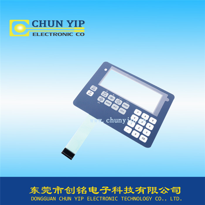 平面按鍵帶窗口薄膜開關 平面按鍵帶窗口薄膜開關